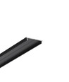 1m Aluminiumprofil FIX16 - Schwarz eloxiert