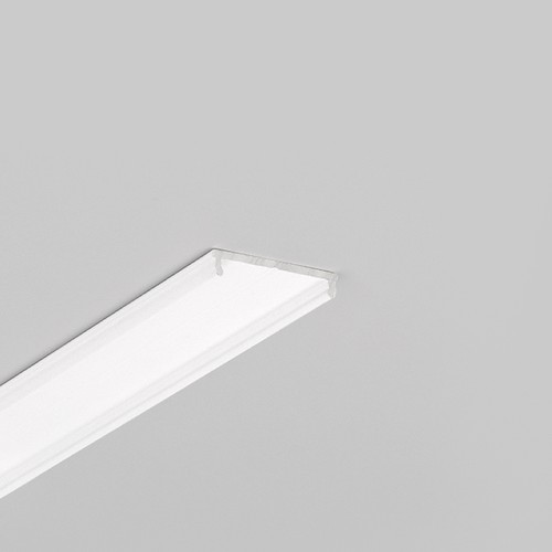 1m Aluminiumprofil FIX16 - Weiß lackiert