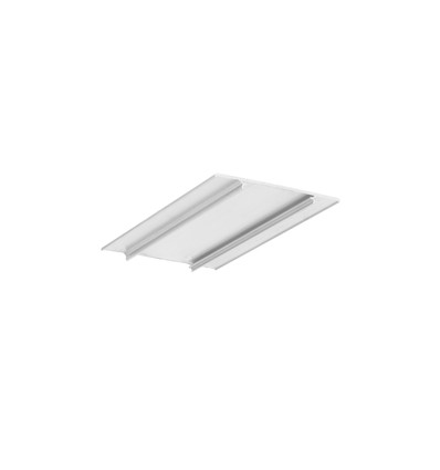 1m Montageprofil WALLE12 - Unbehandeltes Aluminium