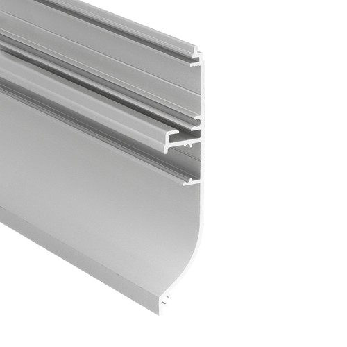 1m Aluminiumprofil SKIRT10 AC2/Q9 - Eloxiert