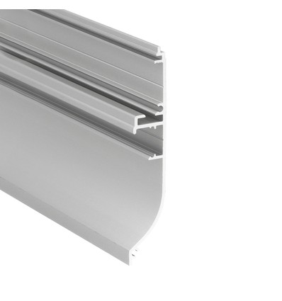 1m Aluminiumprofil SKIRT10 AC2/Q9 - Eloxiert