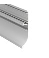 1m Aluminiumprofil SKIRT10 AC2/Q9 - Eloxiert