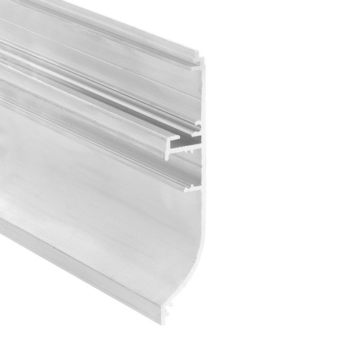 1m Aluprofil SKIRT10 AC2/Q9 - Unbehandeltes Aluminium