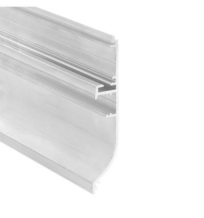 1m Aluprofil SKIRT10 AC2/Q9 - Unbehandeltes Aluminium
