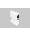 2m Aluminiumprofil SKIRT10 AC2/Q9 - Weiß lackiert