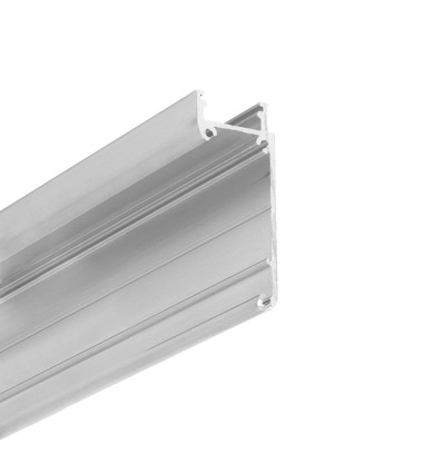 1m Aluprofil WALLE12 BCD - Unbehandeltes Aluminium