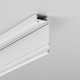 1m Aluminiumprofil WALLE12 BCD - Weiß lackiert