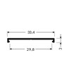 1m Montageprofil VARIO30-09 - Unbehandeltes Aluminium