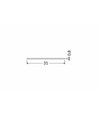 2m Abdeckung A9 SLIDE - Mattiert