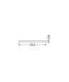 2m Abdeckung B SLIDE - Mattiert