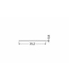 2m Abdeckung H SLIDE - Mattiert
