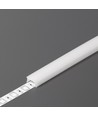 2m Abdeckung C4 CLICK - Milchweiß