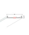 1m Abdeckung C10 CLICK - Breit