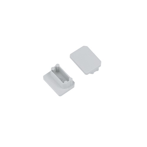 1 Stk. Endstück UNI-TILE12 - Grau