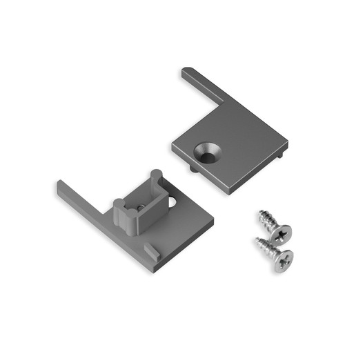 1 Stk. Endstück UP-TILE10 - Silberfarben