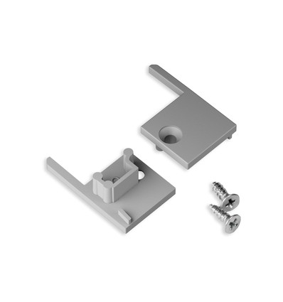 1 Stk. Endstück UP-TILE10 - Grau