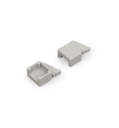 1 Stk. Endstück OMNI10 - Grau