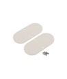 1 Stk. Endstück NAMI23-D9 - Metall, beige lackiert
