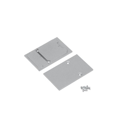 1 Stk. Endstück COMBO30-01A - Metall, silberfarben
