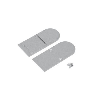 1 Stk. Endstück COMBO30-01A-D9 - Metall, silberfarben