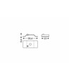 1 Stk. Halter COMBO30-0203 - Edelstahl