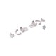 1 Stk. Halter PEN8 - flach, grau