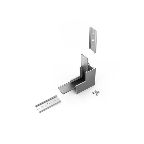Profilsammler LINEA20 90° - oben/unten, eloxiert