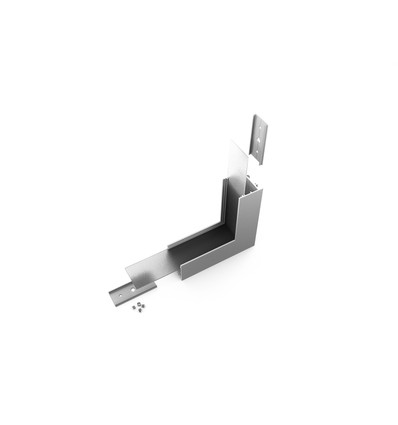 Profilsammler VARIO30-02 90° - oben / unten, eloxiert