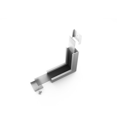 Profilsammler VARIO30-07 90GR - oben/unten, eloxiert