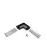 Profilsammler GROOVE14 90° - Schwarz eloxiert