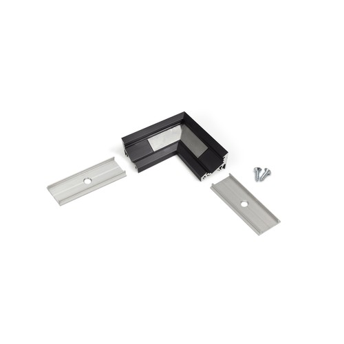 Profilsammler CORNER10 90° - Schwarz eloxiert