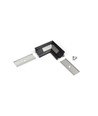Profilsammler CORNER10 90° - Schwarz eloxiert