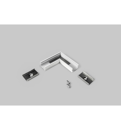 Profilverbinder UNI12 90° - Weiß lackiert