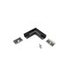 Profilverbinder UNI12 90° - Schwarz eloxiert