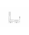 Profilverbinder LINEA20 90° - Schwarz