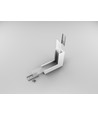 Profilsammler VARIO30-02 90° - oben / unten, weiß lackiert