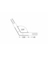 Profilsammler VARIO30-02 120GR - Schwarz eloxiert