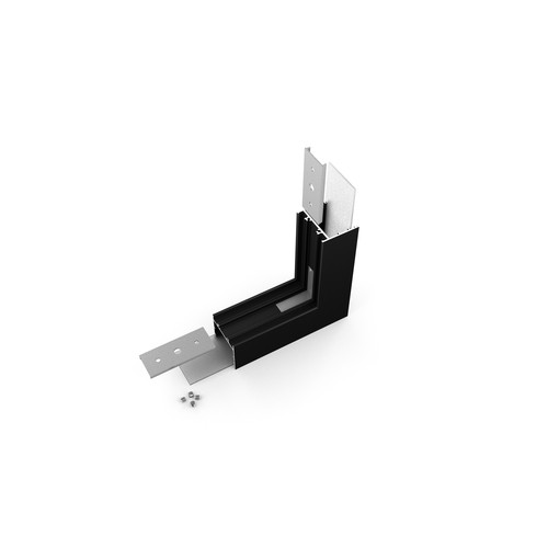 Profilsammler VARIO30-02 270° - oben / unten, schwarz eloxiert
