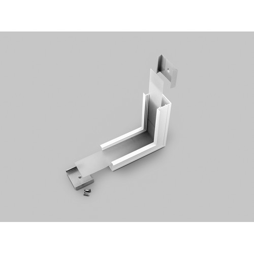 Profilsammler VARIO30-07 90GR - oben / unten, weiß lackiert