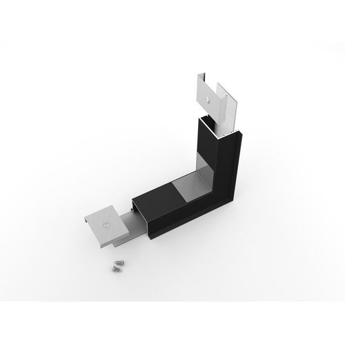 Profilsammler VARIO30-07 270° - oben/unten, schwarz eloxiert