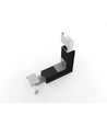 Profilsammler VARIO30-07 270° - oben/unten, schwarz eloxiert