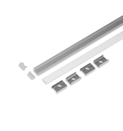 2m Set BEGTON12 + J SLIDE - Eloxiert