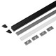 2m Set CORNER10.V2 + C CLICK - Schwarz eloxiert