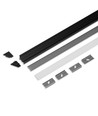 2m Set CORNER10.V2 + C CLICK - Schwarz eloxiert