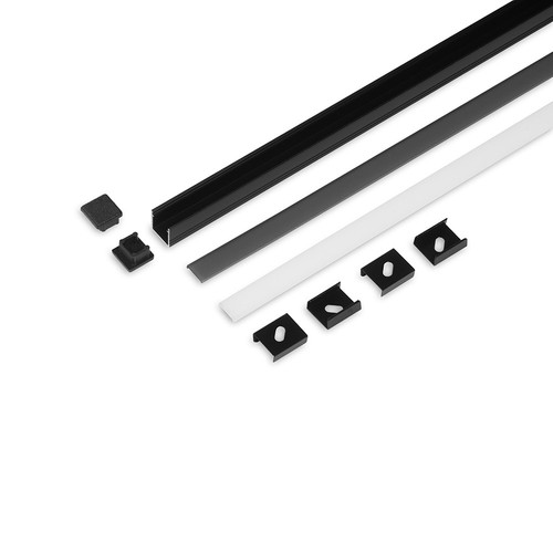 2m Set SMART10 + C2 CLICK - Schwarz eloxiert