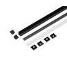 2m Set SMART10 + C2 CLICK - Schwarz eloxiert