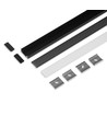 2m Set SURFACE14.V2 + F CLICK - Schwarz eloxiert