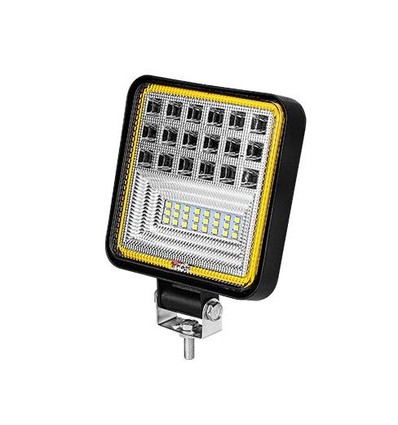 29W LED, 10-60V - Kaltweiß + Orange, Arbeitsscheinwerfer, Auto, LKW, Traktor, Anhänger, Einsatzfahrzeuge, 30 Grad