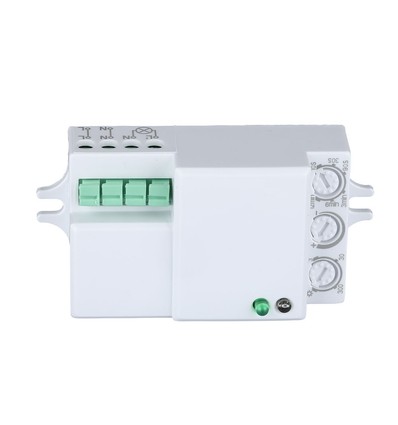 Mikrowellen-Bewegungsmelder für LED - Max 300W, 180°/360°, IP20 Innenbereich