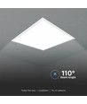 60x60 Casambi LED-Panel, 36W - UGR19, weißer Rahmen